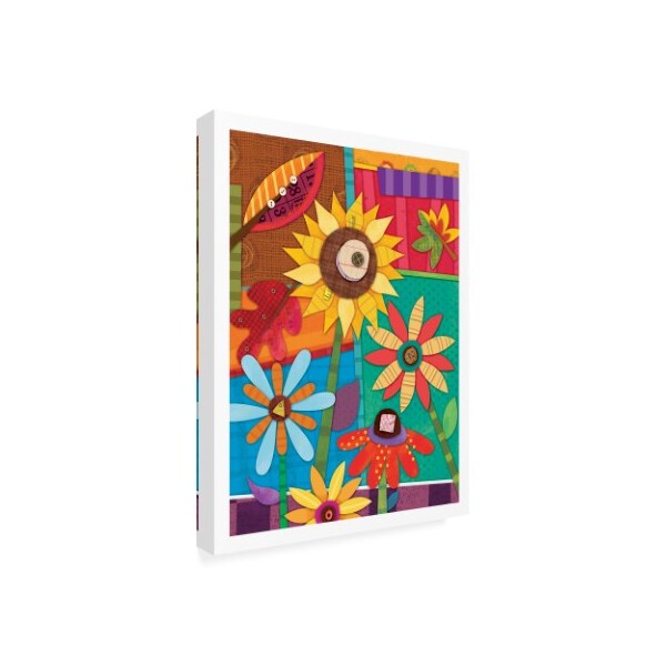 Holli Conger 'Floral Mix 2' Canvas Art,14x19